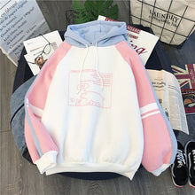 Load image into Gallery viewer, sweatshirt Autumn and Winter Furry and Thickened Sanitary hoody Women's Hoodies New Korean Edition Students'Loose Long Sleeve