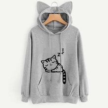 Load image into Gallery viewer, Women's Harajuku Hooded Casual Solid Color Hooded Pocket Long Sleeve Pullover Sweatshirt For Girls moletom feminino