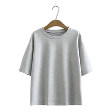 Load image into Gallery viewer, Tangada 2020 Autumn Women Terry 95% cotton suit oversized 4 pieces sets o neck hoodies sweatshirt shorts pants suits 6L30