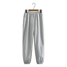 Load image into Gallery viewer, Tangada 2020 Autumn Women Terry 95% cotton suit oversized 4 pieces sets o neck hoodies sweatshirt shorts pants suits 6L30