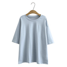 Load image into Gallery viewer, Tangada 2020 Autumn Women Terry 95% cotton suit oversized 4 pieces sets o neck hoodies sweatshirt shorts pants suits 6L30