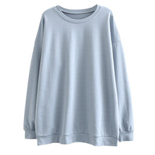 Load image into Gallery viewer, Tangada 2020 Autumn Women Terry 95% cotton suit oversized 4 pieces sets o neck hoodies sweatshirt shorts pants suits 6L30