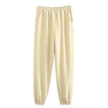 Load image into Gallery viewer, Tangada 2020 Autumn Women Terry 95% cotton suit oversized 4 pieces sets o neck hoodies sweatshirt shorts pants suits 6L30