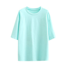 Load image into Gallery viewer, Tangada 2020 Autumn Women Terry 95% cotton suit oversized 4 pieces sets o neck hoodies sweatshirt shorts pants suits 6L30