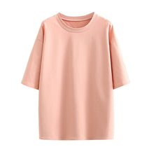 Load image into Gallery viewer, Tangada 2020 Autumn Women Terry 95% cotton suit oversized 4 pieces sets o neck hoodies sweatshirt shorts pants suits 6L30