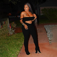 Load image into Gallery viewer, 2020 Tank Top And Stacked Pants 2 Piece Set Women Casual Sportswear Sleeveless Tracksuit Women Set Workout Grey Matching Sets