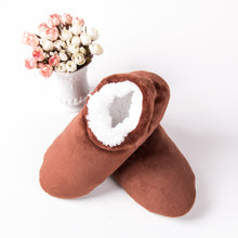Load image into Gallery viewer, House slippers Male Big size 48 Winter Slippers for Men Suede plush floor Shoes Lazy shoes soft warm Socks slippers