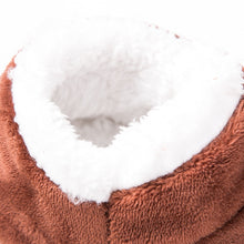 Load image into Gallery viewer, House slippers Male Big size 48 Winter Slippers for Men Suede plush floor Shoes Lazy shoes soft warm Socks slippers