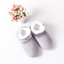 Load image into Gallery viewer, House slippers Male Big size 48 Winter Slippers for Men Suede plush floor Shoes Lazy shoes soft warm Socks slippers