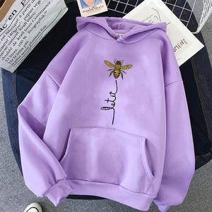 Kawaii Womens Loose Streetwear Sweatshirts Hoodies Women Hooded Simple All-match Leisure Oversize Pullovers Korean Style Warm