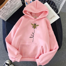 Load image into Gallery viewer, Kawaii Womens Loose Streetwear Sweatshirts Hoodies Women Hooded Simple All-match Leisure Oversize Pullovers Korean Style Warm
