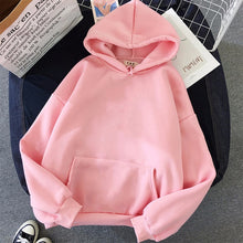 Load image into Gallery viewer, oversized Sweatshirts Women Pink Women&#39;s Gown With A Hood Hoodies Ladies Long Sleeve Casual Hooded Pullover Clothes Sweatshirt
