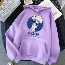 Load image into Gallery viewer, Killua - Hunter x Hunter Hoodies Solid Color Hooded Top Women  Sweatshirt Long-sleeved student Autumn Casual Hooded Streetwear
